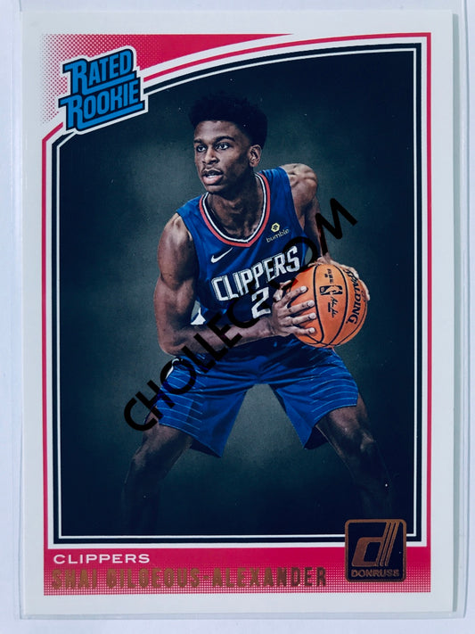 Shai Gilgeous-Alexander - Los Angeles Clippers 2018-19 Panini Donruss Rated Rookie #162