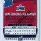 Shai Gilgeous-Alexander - Los Angeles Clippers 2018-19 Panini Donruss Rated Rookie #162