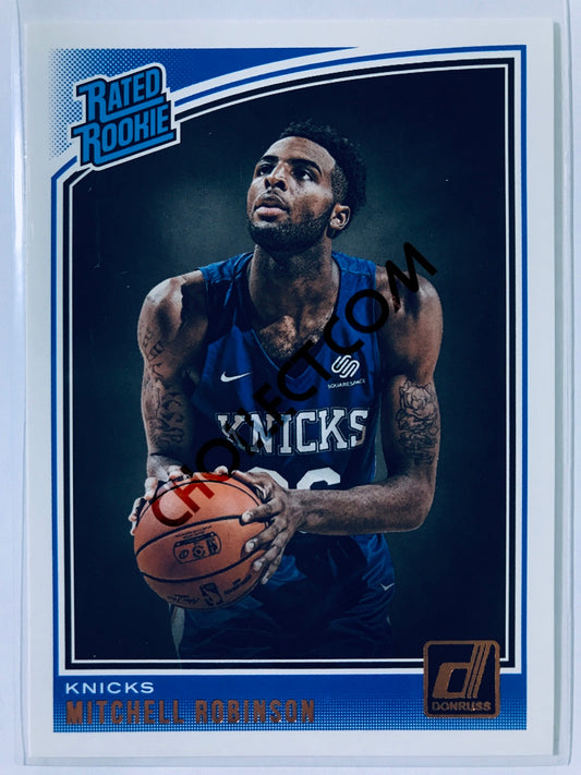 Mitchell Robinson - New York Knicks 2018-19 Panini Donruss Rated Rookie #163