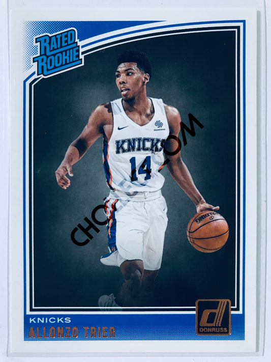 Allonzo Trier - New York Knicks 2018-19 Panini Donruss Rated Rookie #175