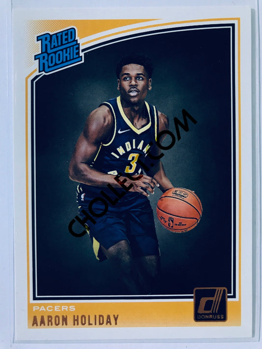 Aaron Holiday - Indiana Pacers 2018-19 Panini Donruss Rated Rookie #176