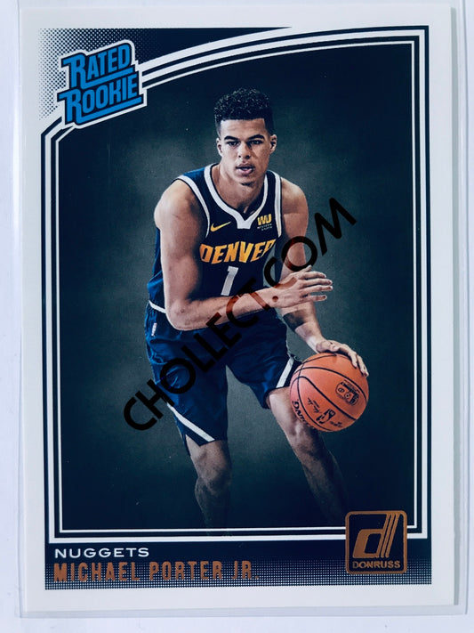 Michael Porter Jr. - Denver Nuggets 2018-19 Panini Donruss Rated Rookie #182