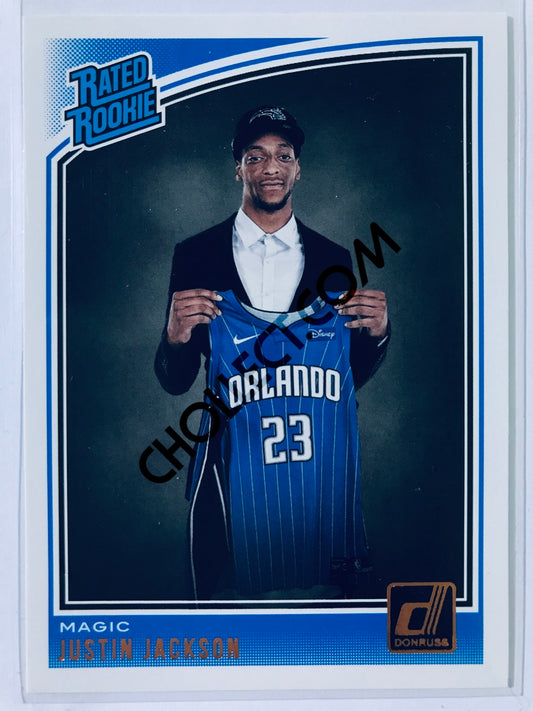 Justin Jackson - Orlando Magic 2018-19 Panini Donruss Rated Rookie #183