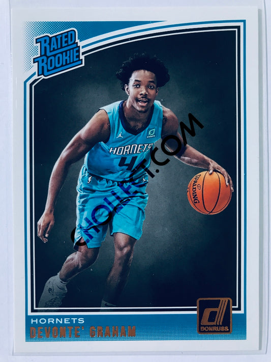 Devonte Graham - Charlotte Hornets 2018-19 Panini Donruss Rated Rookie #189