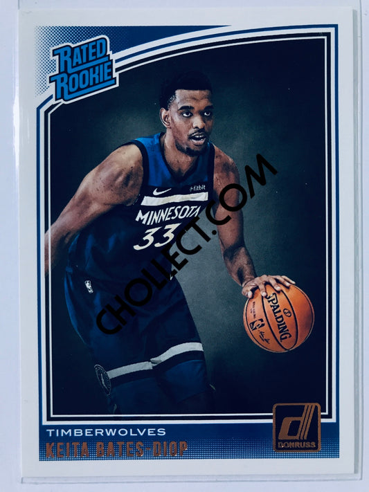 Keita Bates-Diop - Minnesota Timberwolves 2018-19 Panini Donruss Rated Rookie #191