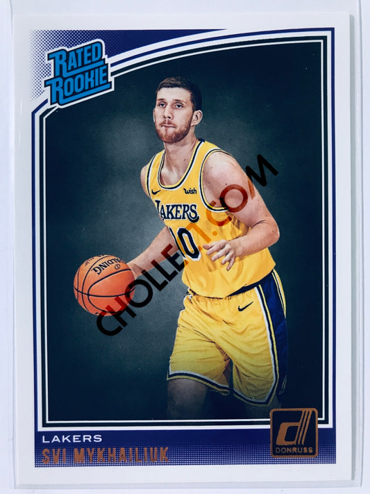 Svi Mykhailiuk - Los Angeles Lakers 2018-19 Panini Donruss Rated Rookie #193