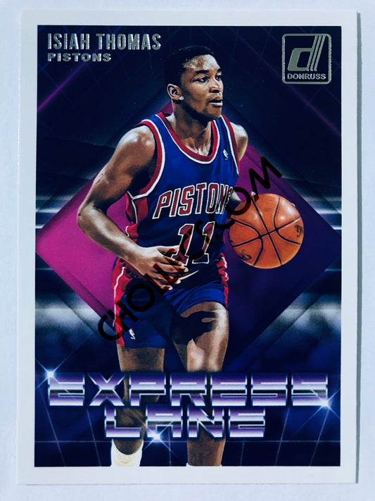 Isiah Thomas - Detroit Pistons 2018-19 Panini Donruss Express Lane Insert #2