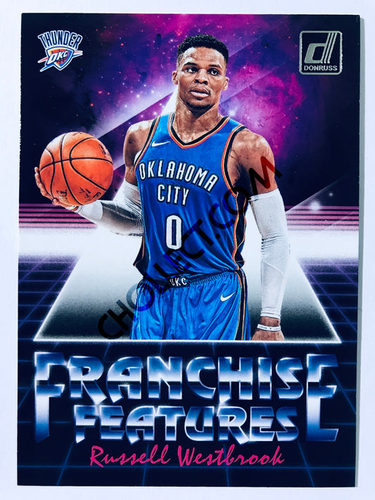 Russell Westbrook - Oklahoma City Thunder 2018-19 Panini Donruss Franchise Features Insert #21