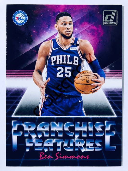 Ben Simmons - Philadelphia 76ers 2018-19 Panini Donruss Franchise Features Insert #23