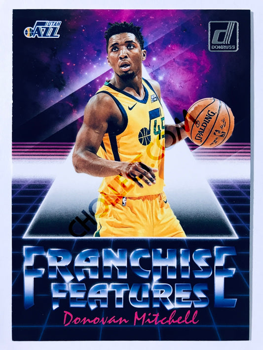 Donovan Mitchell - Utah Jazz 2018-19 Panini Donruss Franchise Features Insert #29