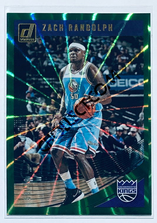 Zach Randolph - Sacramento Kings 2018-19 Panini Donruss #81 Green Laser Parallel /99