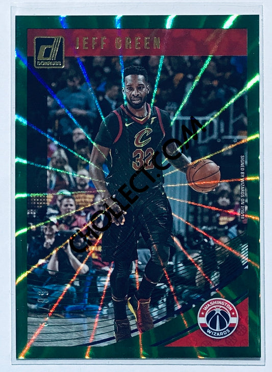 Jeff Green - Washington Wizards 2018-19 Panini Donruss #133 Green Laser Parallel /99