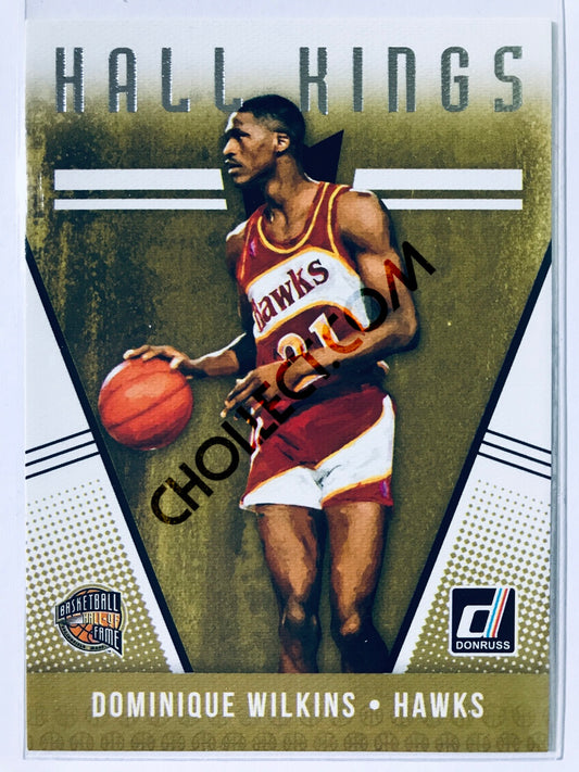 Dominique Wilkins - Atlanta Hawks 2018-19 Panini Donruss Hall Kings Insert #13