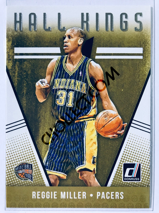 Reggie Miller - Indiana Pacers 2018-19 Panini Donruss Hall Kings Insert #24