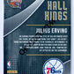 Julius Erving - Philadelphia 76ers 2018-19 Panini Donruss Hall Kings Insert #28