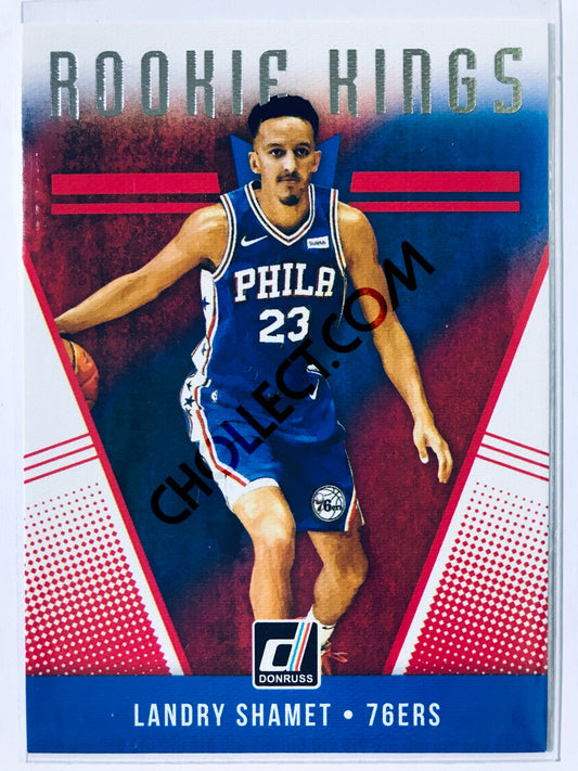 Landry Shamet - Philadelphia 76ers 2018-19 Panini Donruss Rookie Kings Insert #11