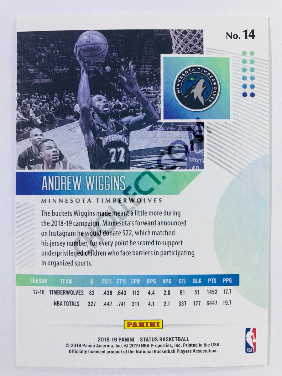 Andrew Wiggins - Minnesota Timberwolves 2018-19 Panini Status #14