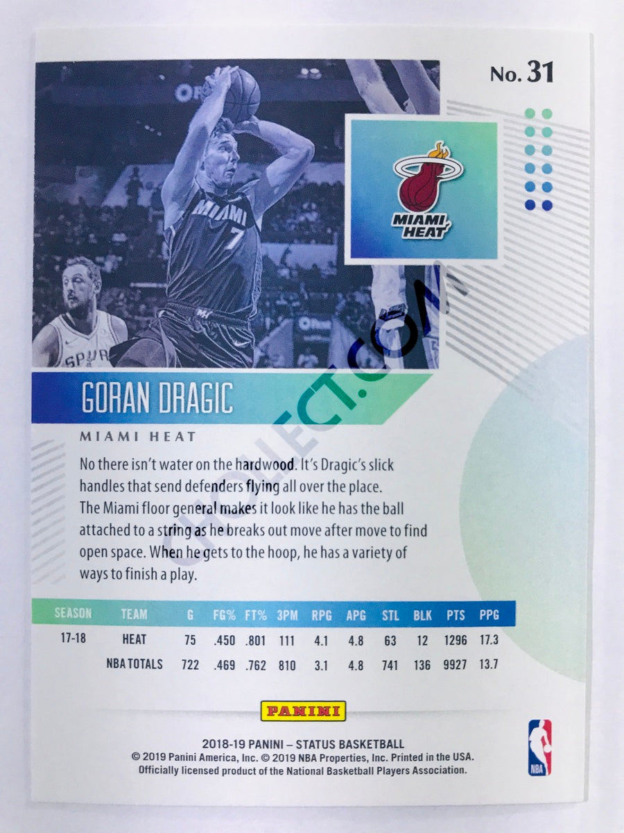 Goran Dragic - Miami Heat 2018-19 Panini Status #31