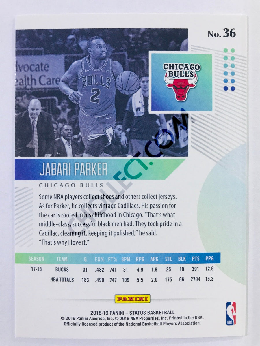 Jabari Parker - Chicago Bulls 2018-19 Panini Status #36