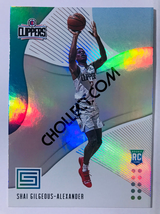 Shai Gilgeous-Alexander - Los Angeles Clippers 2018-19 Panini Status Blue Parallel RC Rookie #106