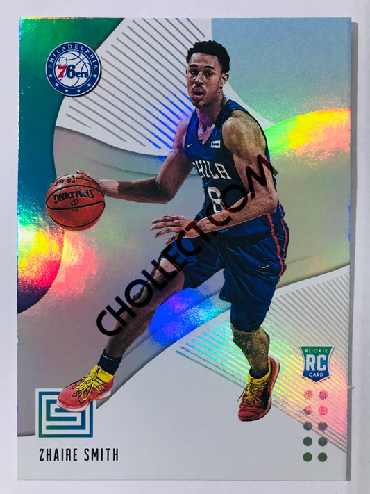 Zhaire Smith - Philadelphia 76ers 2018-19 Panini Status Blue Parallel RC Rookie #108