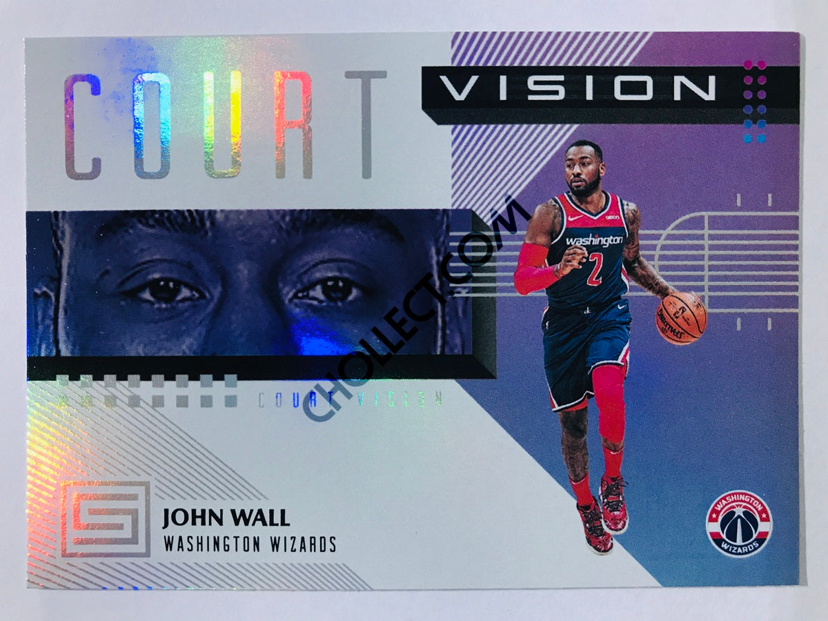 John Wall - Washington Wizards 2018-19 Panini Status Court Vision Insert #2