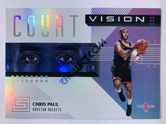 Chris Paul - Houston Rockets 2018-19 Panini Status Court Vision Insert #7