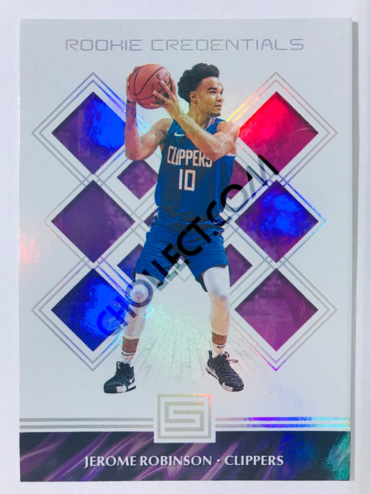 Jerome Robinson - Los Angeles Clippers 2018-19 Panini Status Rookie Credentials Insert #40