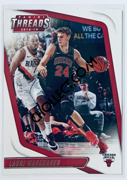 Lauri Markkanen - Chicago Bulls 2018-19 Panini Threads #10