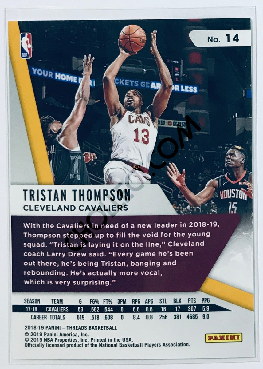Tristan Thompson - Cleveland Cavaliers 2018-19 Panini Threads #14