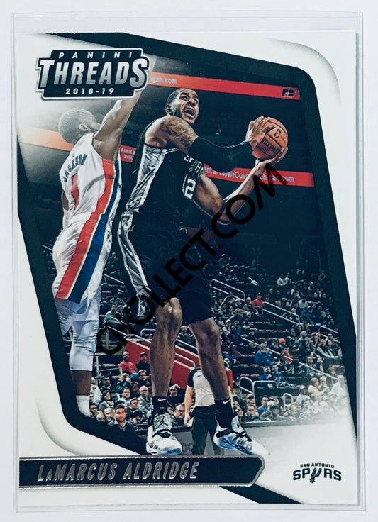 LaMarcus Aldridge - San Antonio Spurs 2018-19 Panini Threads #79