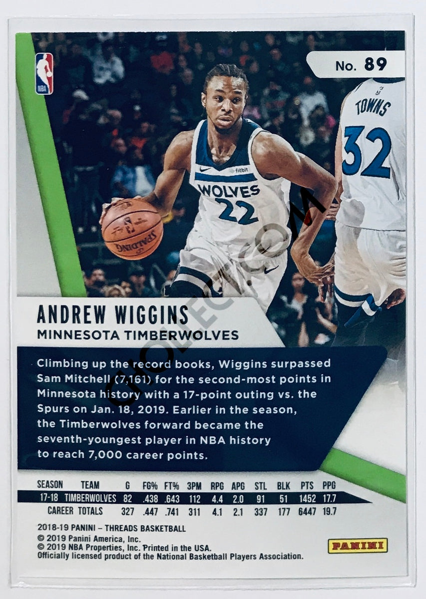 Andrew Wiggins - Minnesota Timberwolves 2018-19 Panini Threads #89