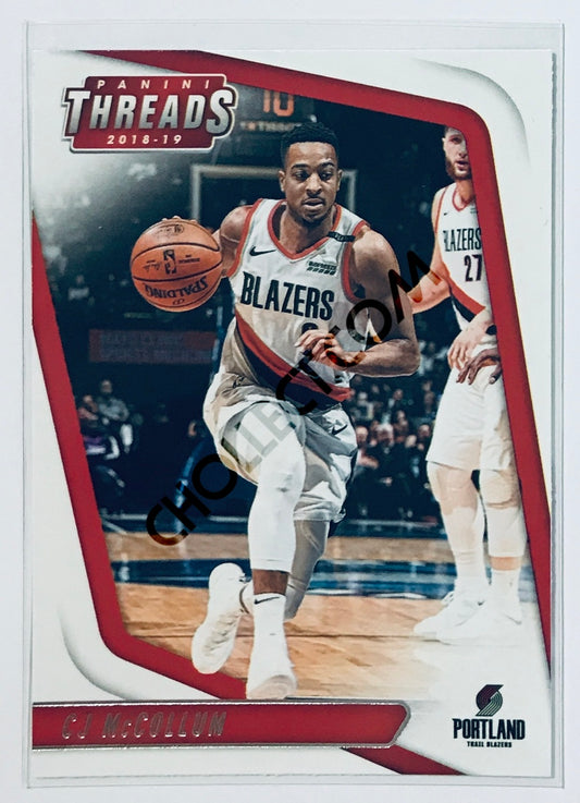 CJ McCollum - Portland Trail Blazers 2018-19 Panini Threads #93