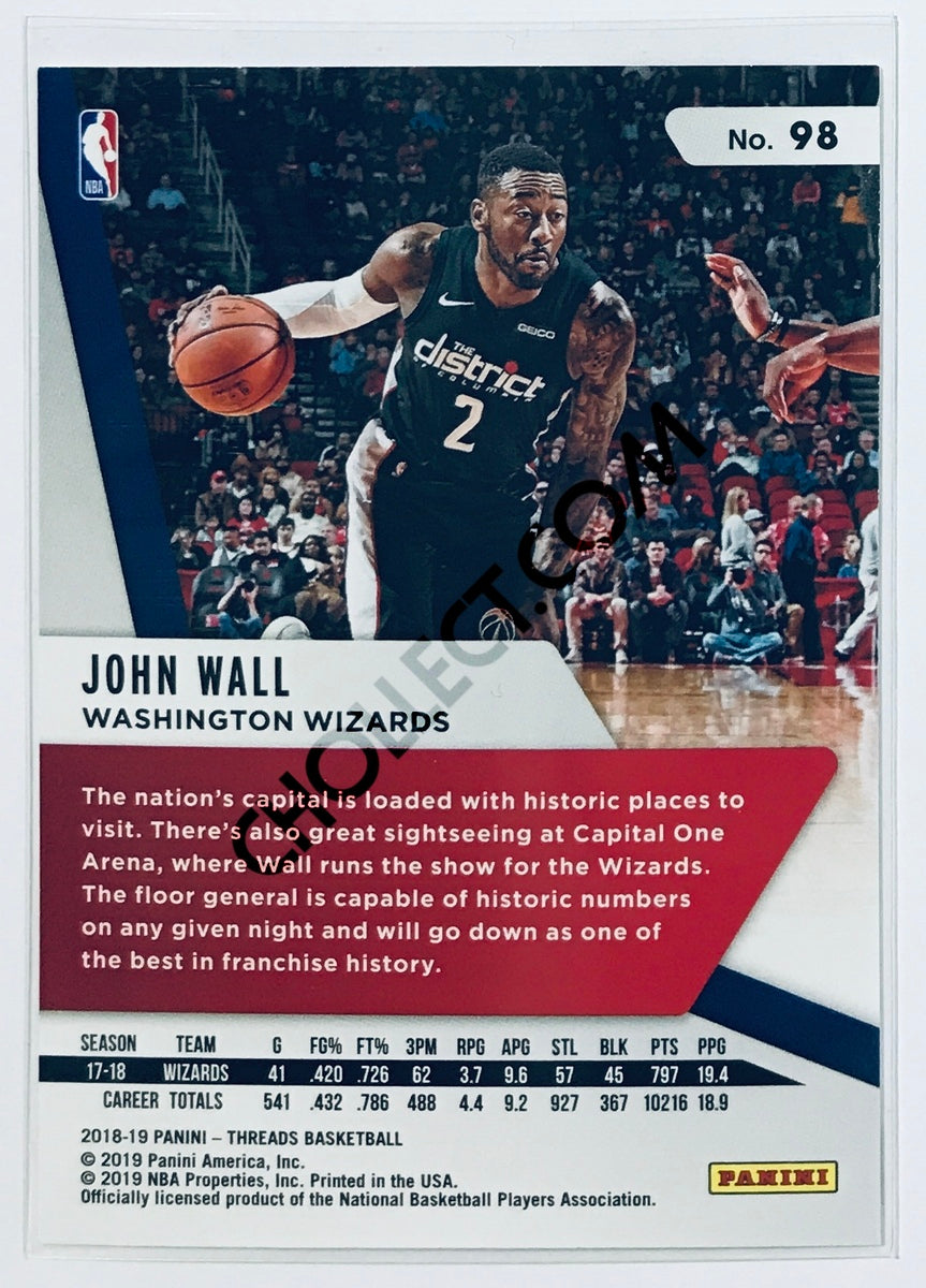 John Wall - Washington Wizards 2018-19 Panini Threads #98