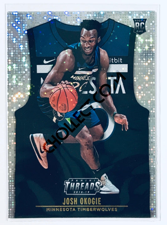 Josh Okogie - Minnesota Timberwolves 2018-19 Panini Threads Dazzle Parallel RC Rookie #158