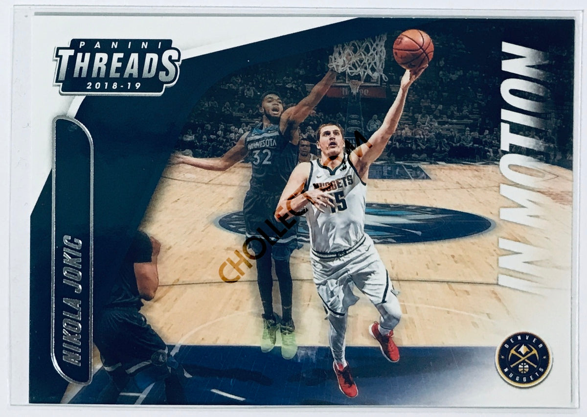 Nikola Jokic - Denver Nuggets 2018-19 Panini Threads In Motion Insert #8