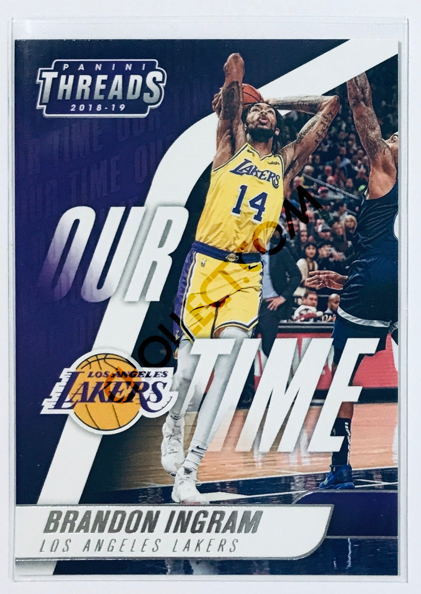 Brandon Ingram - Los Angeles Lakers 2018-19 Panini Threads Our Time Insert #6