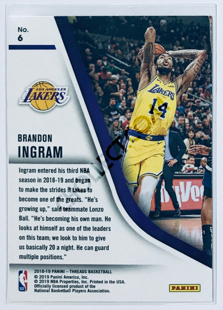 Brandon Ingram - Los Angeles Lakers 2018-19 Panini Threads Our Time Insert #6