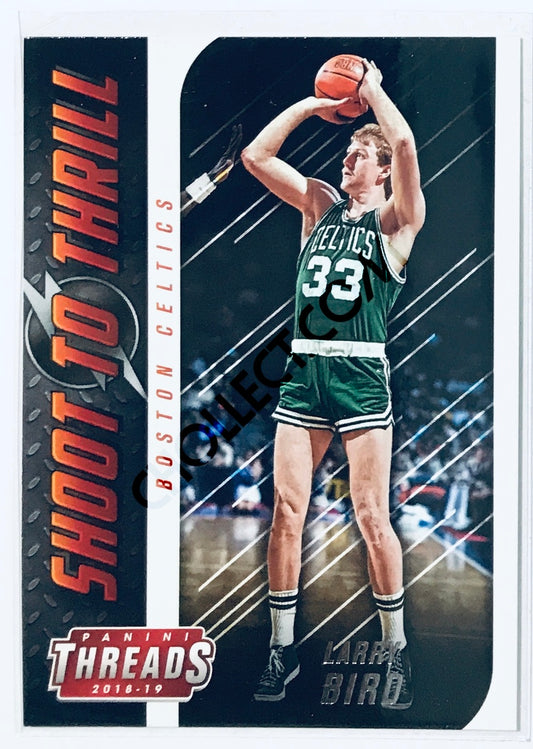 Larry Bird - Boston Celtics 2018-19 Panini Threads Shoot To Thrill Insert #5