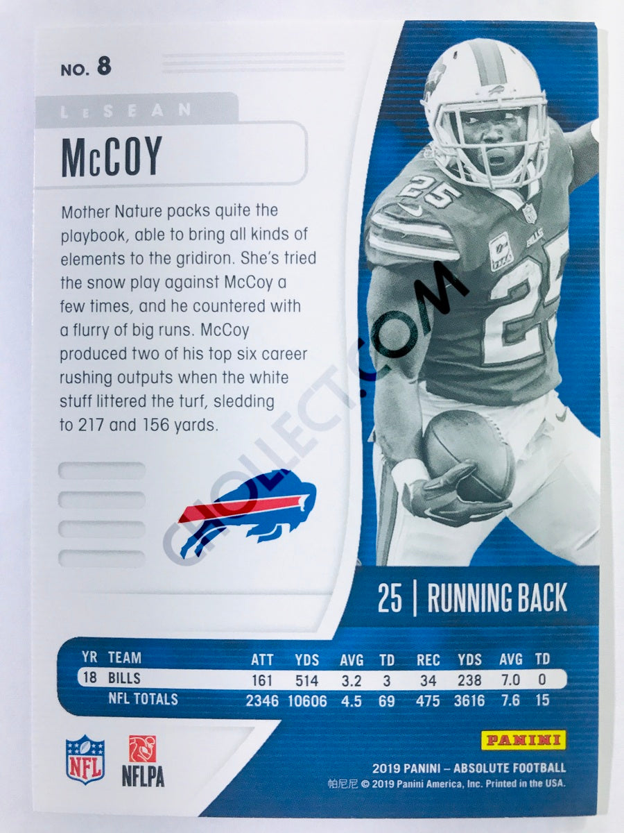 LeSean McCoy - Buffalo Bills 2019-20 Panini Absolute #8