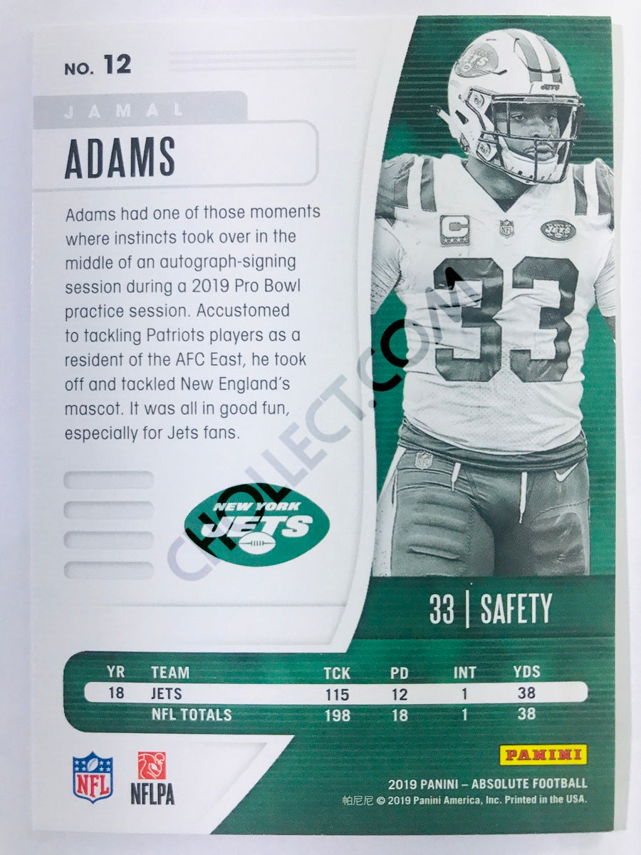 Jamal Adams - New York Jets 2019-20 Panini Absolute #12