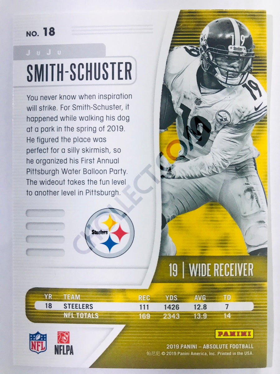 JuJu Smith-Schuster - Pittsburgh Steelers 2019-20 Panini Absolute #18