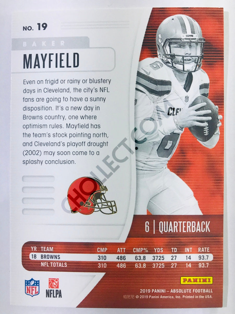 Baker Mayfield - Cleveland Browns 2019-20 Panini Absolute #19