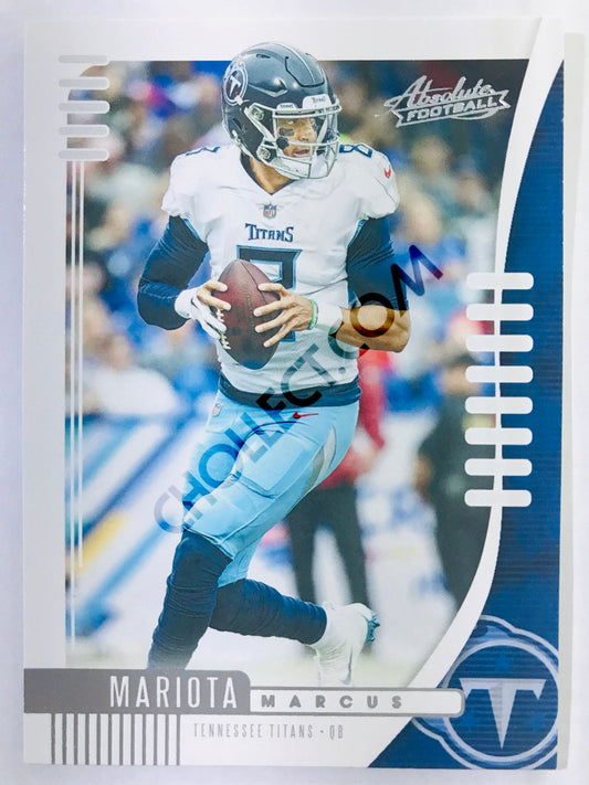 Marcus Mariota - Tennessee Titans 2019-20 Panini Absolute #32