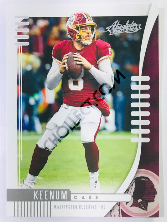 Case Keenum - Washington Redskins 2019-20 Panini Absolute #58