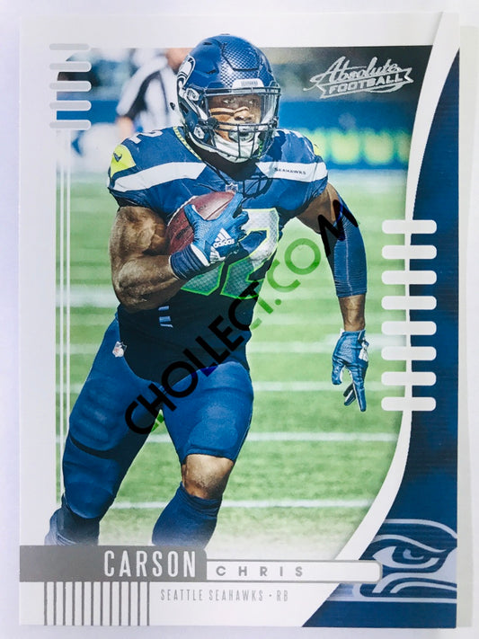 Chris Carson - Seattle Seahawks 2019-20 Panini Absolute #92