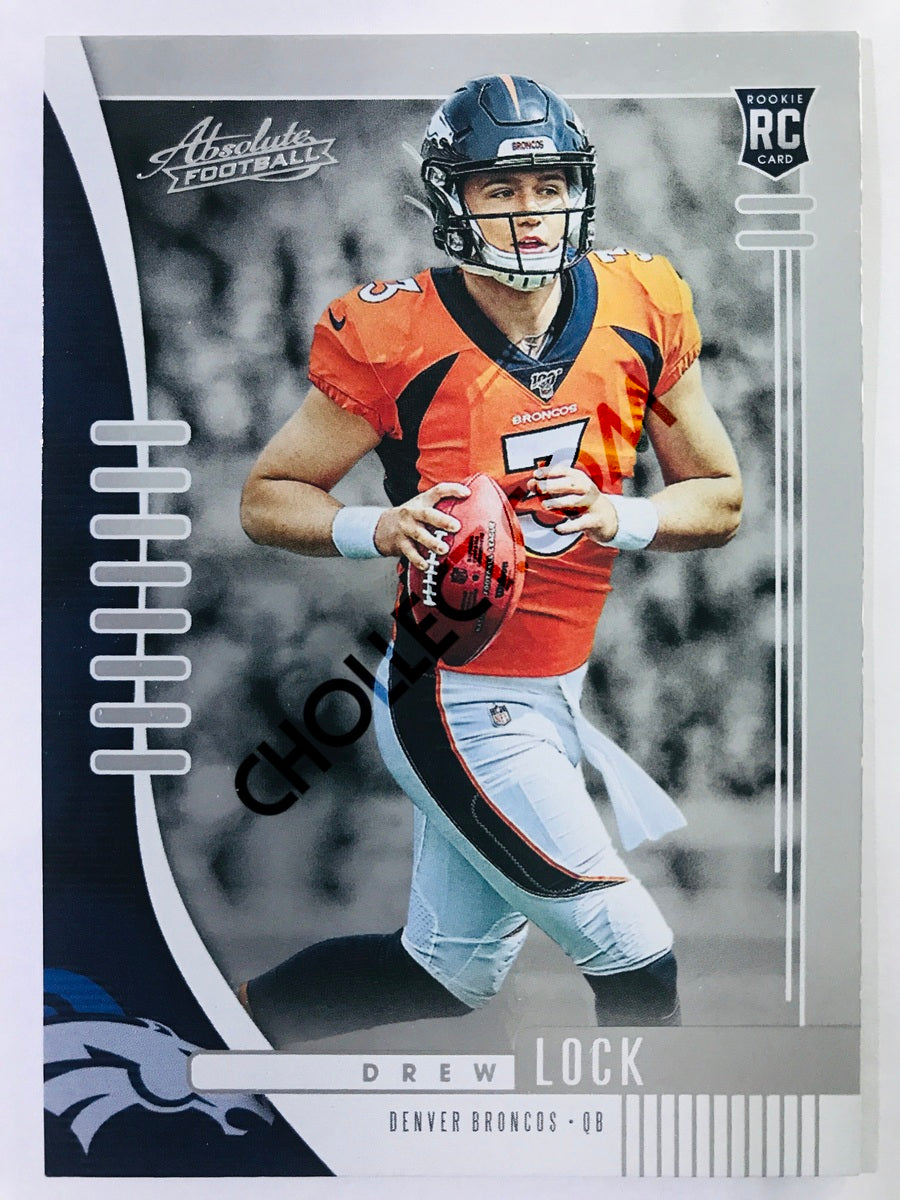 Drew Lock - Denver Broncos 2019-20 Panini Absolute RC Rookie #115