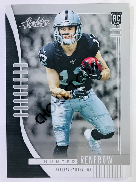 Hunter Renfrow - Oakland Raiders 2019-20 Panini Absolute RC Rookie #120