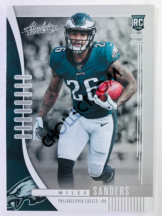 Miles Sanders - Philadelphia Eagles 2019-20 Panini Absolute RC Rookie #130