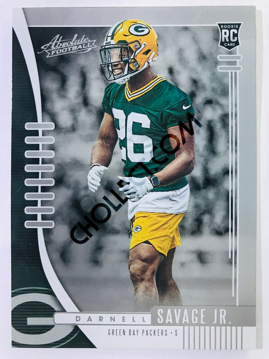 Darnell Savage Jr. - Green Bay Packers 2019-20 Panini Absolute RC Rookie #158